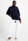 French Connection Kezia Recycled Roll Neck Jumper, Marine