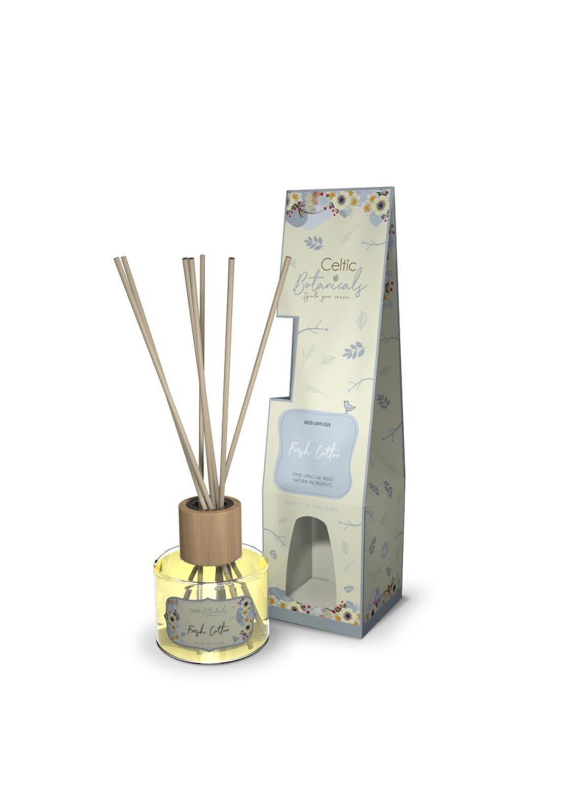 Cotone Diffuser Panel Celtic Botanicals Fresh Cotton Diffuser, 100ml - McElhinneys