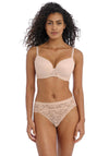 Freya Offbeat Moulded Wired Bra, Natural Beige