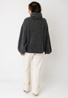YERSE Relaxed Fit High Neckline Jumper, Grey