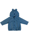 FS Baby Boy Dog Long Sleeve Hooded Jacket, Blue