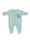 FS Baby Boy Long Sleeve Knit Babygrow, Green