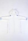 FS Baby Boy Dino Hooded Long Sleeve Bathrobe, White