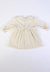 FS Baby Girl Long Sleeve Knit Tulle Dress, Gold