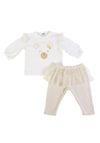 FS Baby Girl Glitter Top and Legging Set, Gold