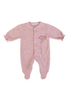 FS Baby Girl Floral Knit Babygrow, Pink