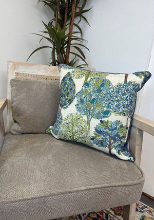 Fullshire Arbre Tree Cushion 43x43cm, Teal