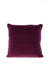 Fullshire Velvet Piped Cushion 43x43cm, Purple