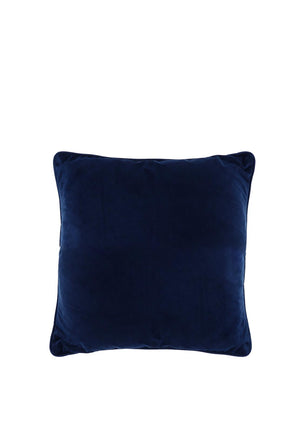 Fullshire Velvet Piped Cushion 43x43cm, Royal Blue