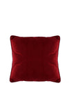 Fullshire Velvet Piped Cushion 43x43cm, Red
