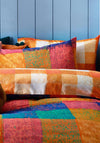 Furn Alma Checked Duvet Cover Set, Pastel Multi