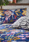 Furn Amanita Mushroom Print Duvet Cover Set, Cobalt