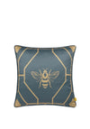 Furn Bee Deco Geometric Cushion 43x43cm, French Blue