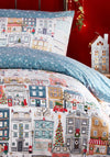 Furn Festive Town Christmas Duvet Set, Multi