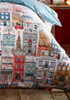 Furn Festive Town Christmas Duvet Set, Multi