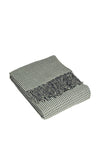 Furn Rowan Waffle Throw 130x180cm, Charcoal
