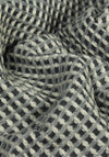 Furn Rowan Waffle Throw 130x180cm, Charcoal