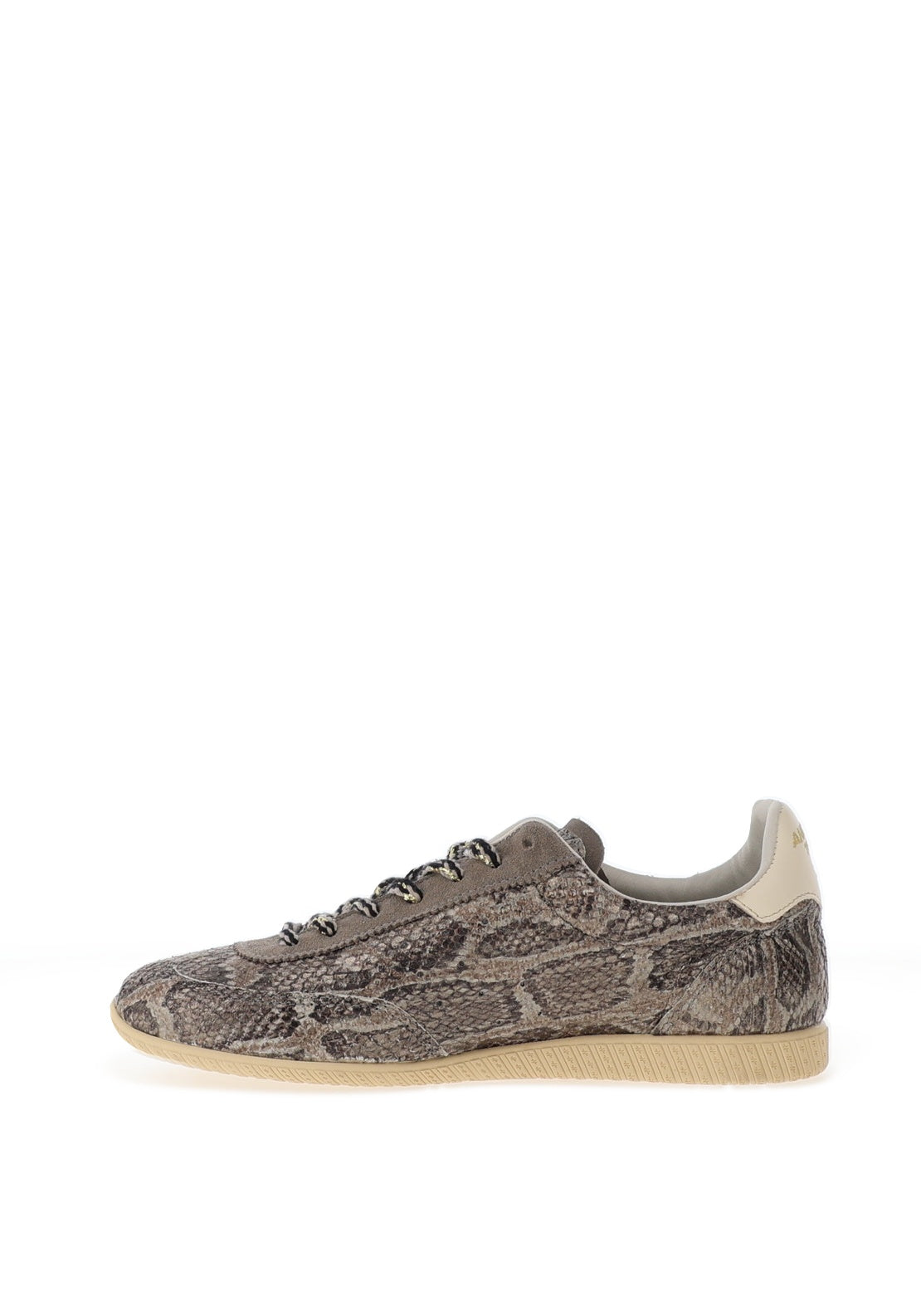 Another Trend Shimmering Reptile Printed Trainers, Grey