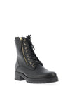 Gabor Comfort Leather Zip Military Boots, Black