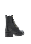 Gabor Comfort Leather Zip Military Boots, Black