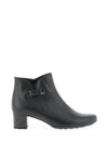 Gabor Comfort Leather Rope Detail Ankle Boot, Black