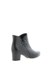 Gabor Comfort Leather Rope Detail Ankle Boot, Black