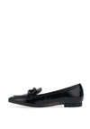 Gabor Patent Pointed Toe Loafers, Black