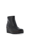Gabor Wedge Heeled Ankle Boots, Black