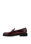 Gabor Womens Patent Leather Loafers, Wine