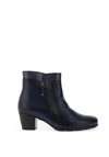 Gabor Shimmer Panel Low Heeled Ankle Boots, Navy
