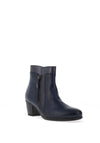 Gabor Shimmer Panel Low Heeled Ankle Boots, Navy