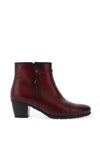 Gabor Knotted Rope Detail Ankle Boot, Wine