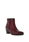 Gabor Knotted Rope Detail Ankle Boot, Wine