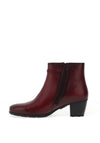 Gabor Knotted Rope Detail Ankle Boot, Wine