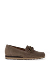 Gabor Leather Chain Link Loafers, Taupe