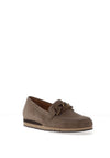 Gabor Leather Chain Link Loafers, Taupe