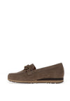 Gabor Leather Chain Link Loafers, Taupe