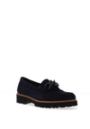 Gabor Suede Leather Loafers, Navy