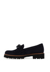 Gabor Suede Leather Loafers, Navy