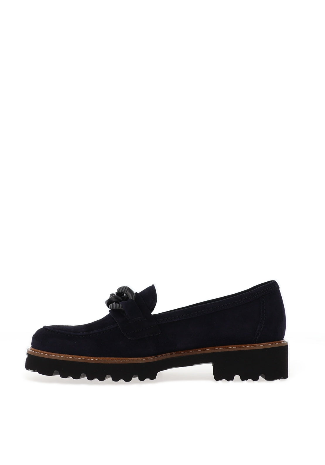 Gabor Suede Leather Loafers, Navy