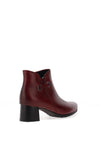 Gabor Loop Detail Heeled Ankle Boots, Wine