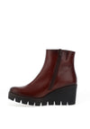 Gabor Wedge Heel Ankle Boots, Cognac