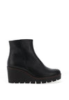 Gabor Wedge Heel Ankle Boots, Black