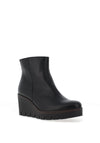 Gabor Wedge Heel Ankle Boots, Black
