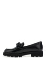 Gabor Chain Detail Loafers, Black
