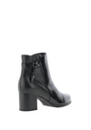 Gabor Patent Block Heeled Ankle Boots, Black