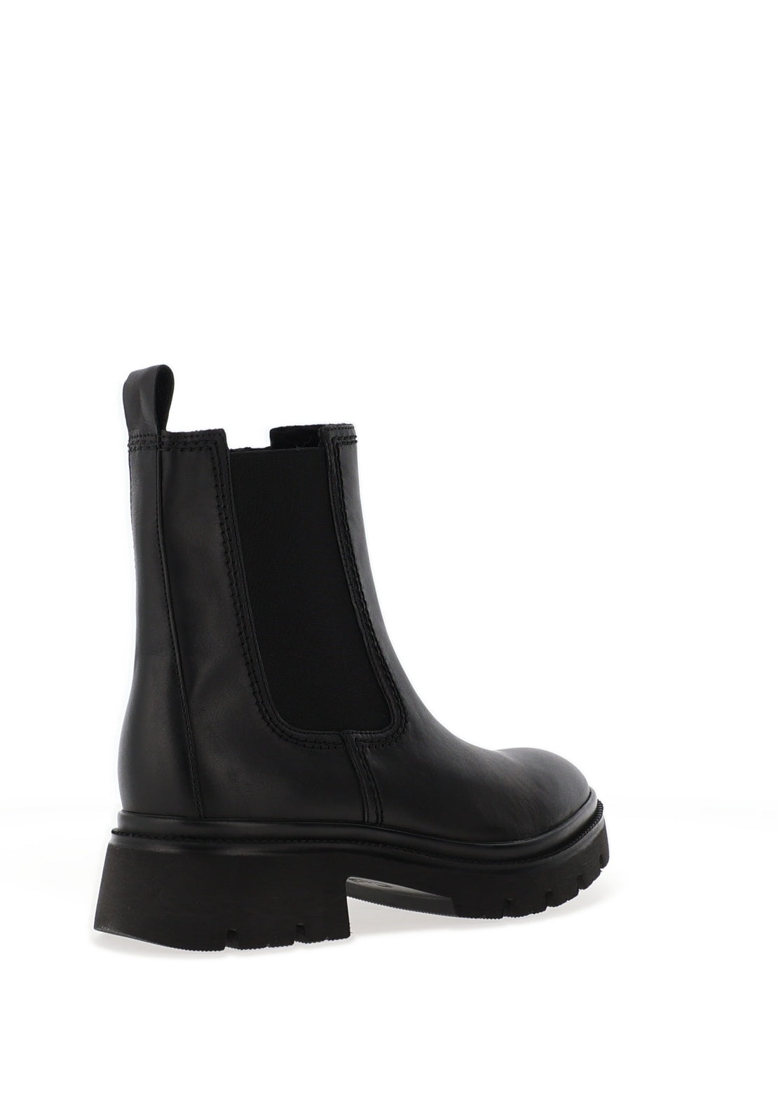 Gabor Leather Chunky Chelsea Boots, Black