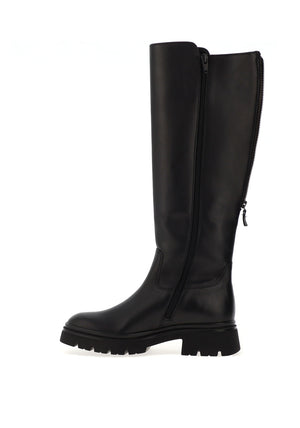 Gabor Leather Knee High Boots, Black