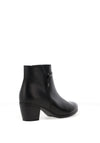 Gabor Leather Knot Block Heel Ankle Boots, Black