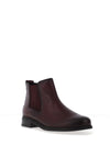 Gabor Leather Chelsea Ankle Boots, Wine